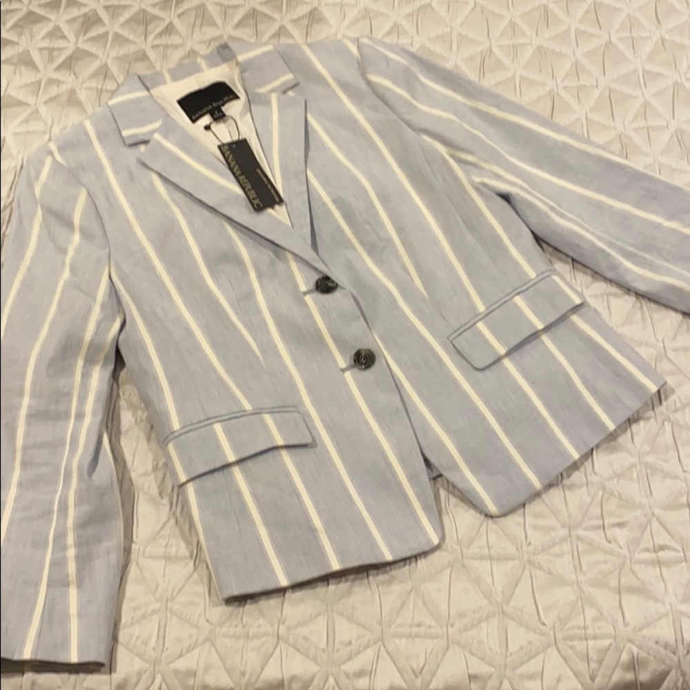 FINAL PRICE! Banana Republic Striped Blazer NWT